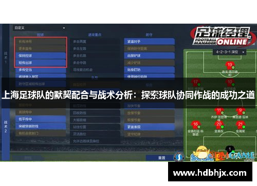 上海足球队的默契配合与战术分析：探索球队协同作战的成功之道